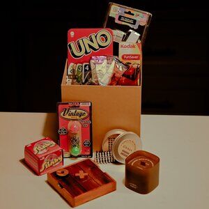Unplugged Date Night Gift Box - Valentine’s Couples Game Night Set w Wine Glass